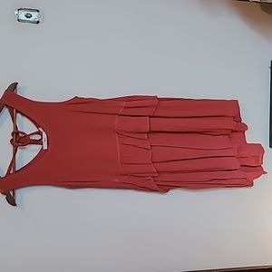 Women's size large Wilt terra cotta sleeveless dress